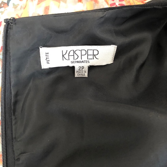 Kasper Dresses & Skirts - Kasper Sz 2P black sheath suit dress fully lined